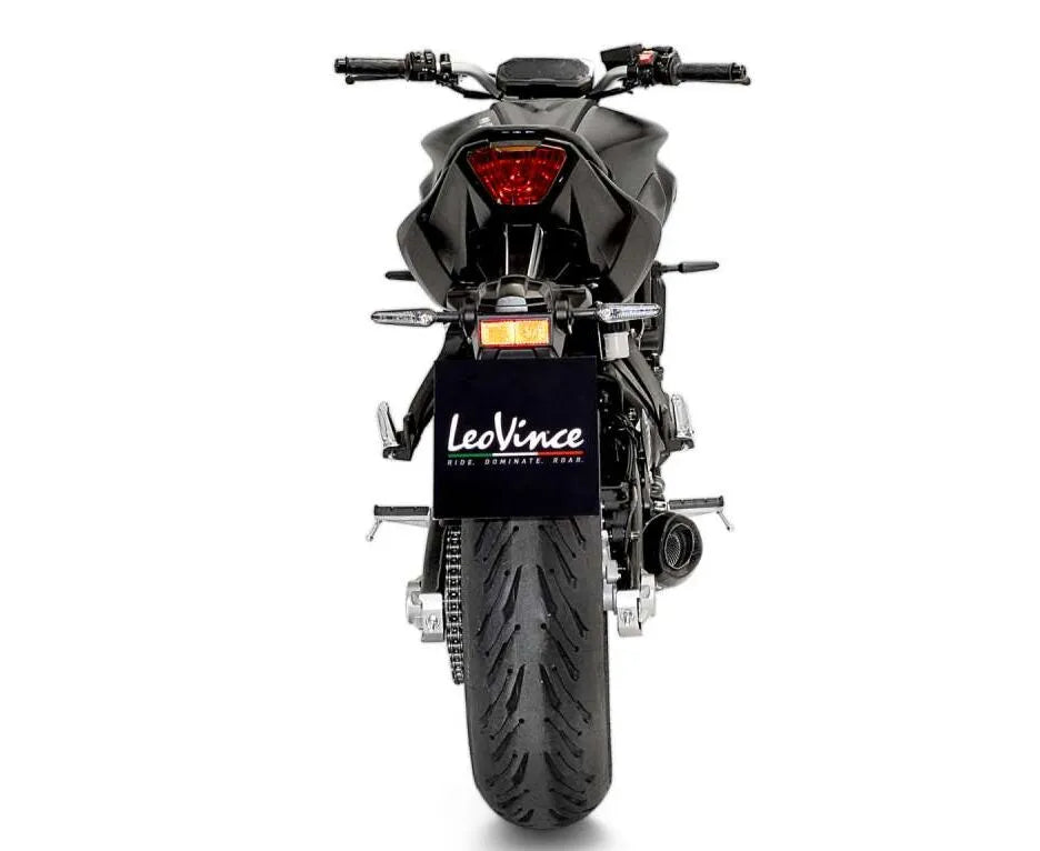 Leovince Lv One Evo Black Auspuff Komplettanlage - ECE Straßenzulassung