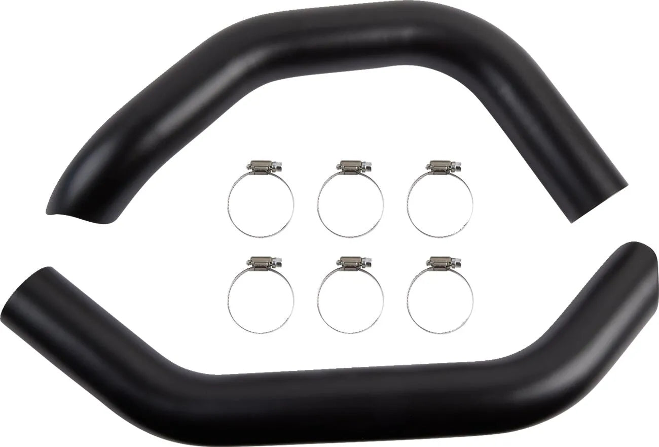 Cobra Hitzeschilder - Schwarz pulverbeschichteter Edelstahl