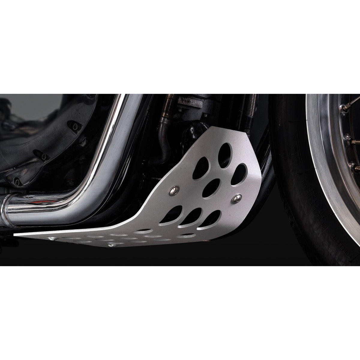 C-Racer Scrambler engine guard - Silver