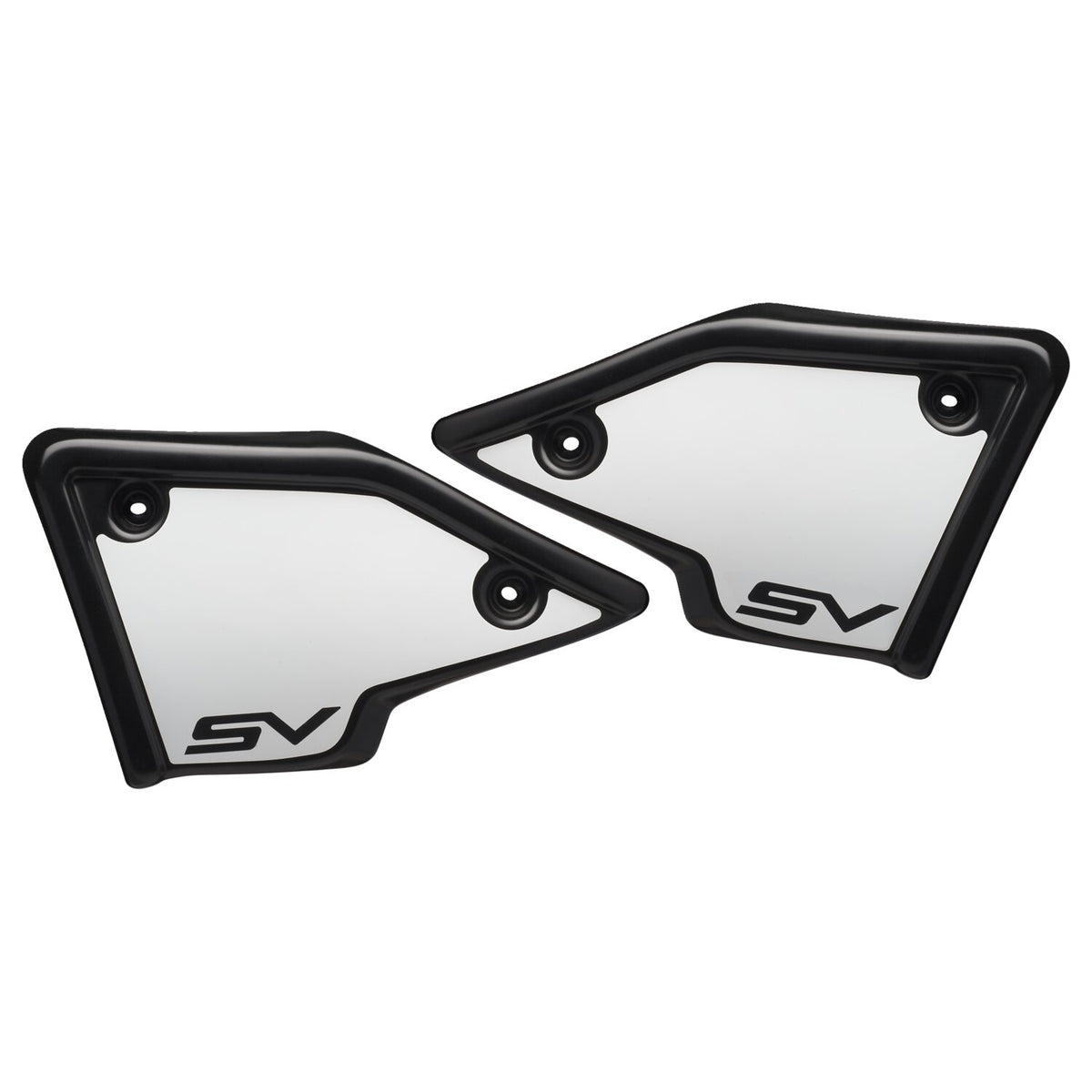 C-Racer side number plates - Black gloss