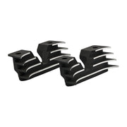 MCS Head bolt bridge cover set - Finned black