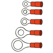 Standard Connectors ring terminal PVC crimp - Red 4.1mm - 100 stk