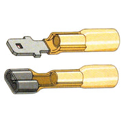 Standard Co Slide-on terminal connectors 1/4" - Yellow - 25 stk