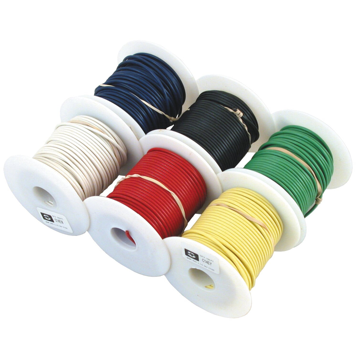 Standard Wire on spool 14 gauge - 100 ft - Blue - 100 stk