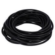Standard PVC split wiring loom - 50ft 1/4" I.D - (6.35mm) - Black - 50 stk