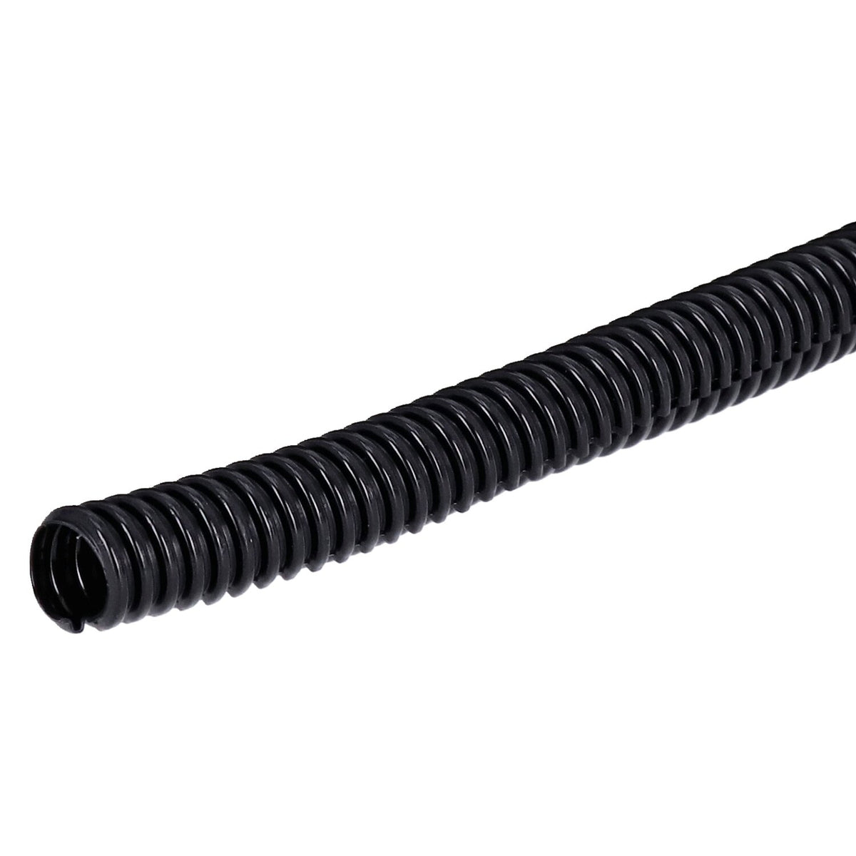 Standard PVC split wiring loom - 50ft 3/8" I.D - (9.53mm) - Black - 50 stk
