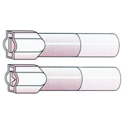 Standard Connectors Slide-On terminal crimp/shrink - Red 1/4" - 10 stk