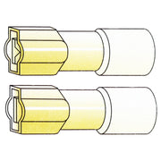 Standard Connectors Slide-On terminal crimp/shrink - Yellow 1/4" - 10 stk