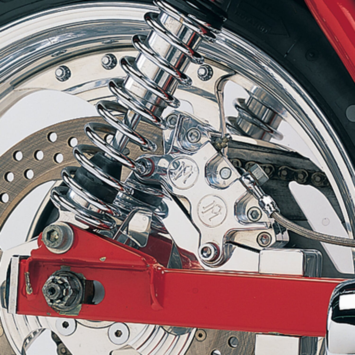 Performance Machine Rear 4-p caliper bracket 11.5" - Polished