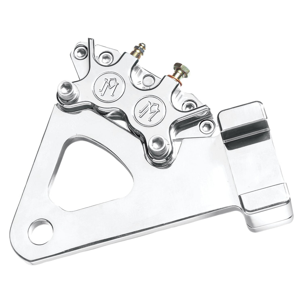 Performance Machine Rear 4-p caliper bracket 11.5" - Chrome