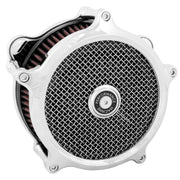 Performance Machine 'Super gas interchange' air cleaner kit - Chrome