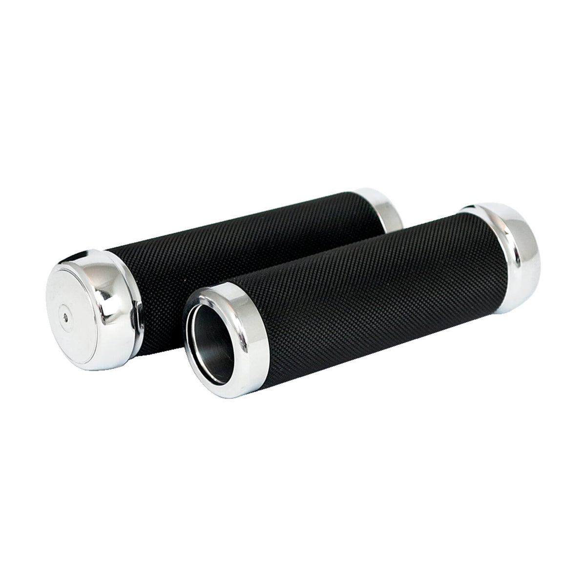 Riverside Custom Riverside knurled billet aluminum grips black