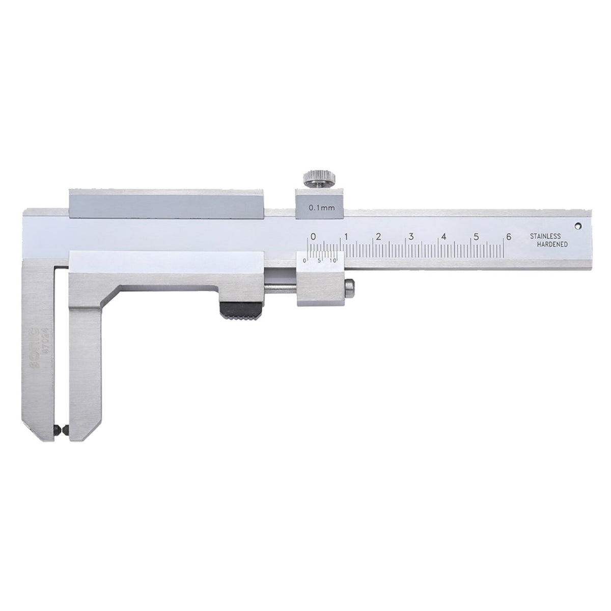 Sonic vernier caliper for brake discs