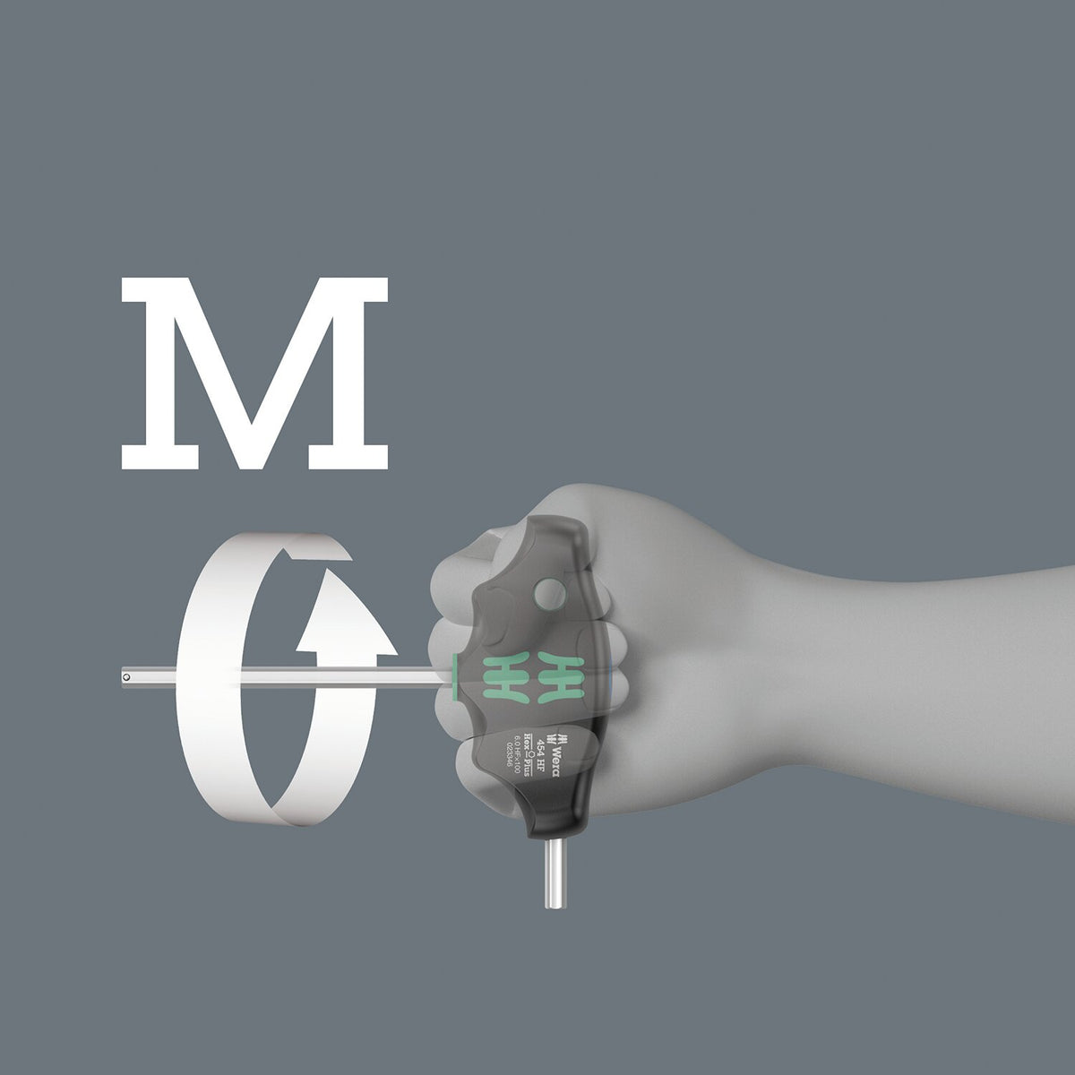 Wera screwdriver set T-handle Hex plus metric 7 pieces