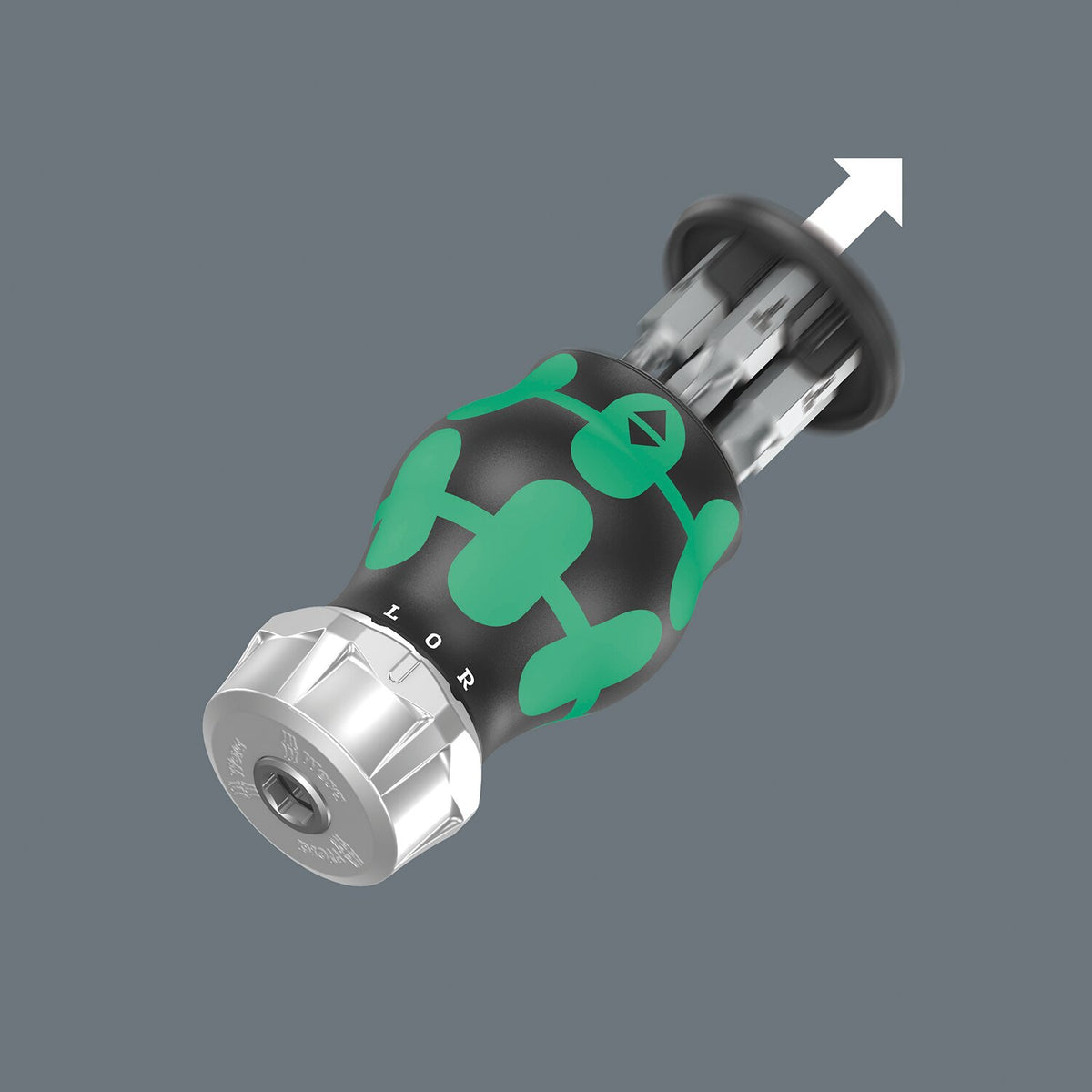 Wera Kraftform Kompakt Stubby magazin with rachet