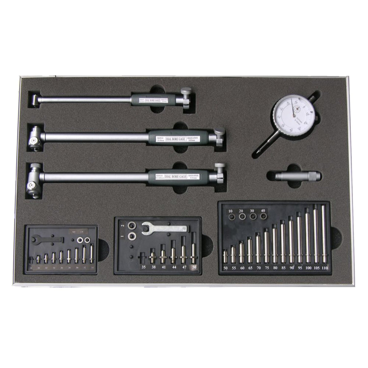 MIB dial bore gauge set - 18-160mm