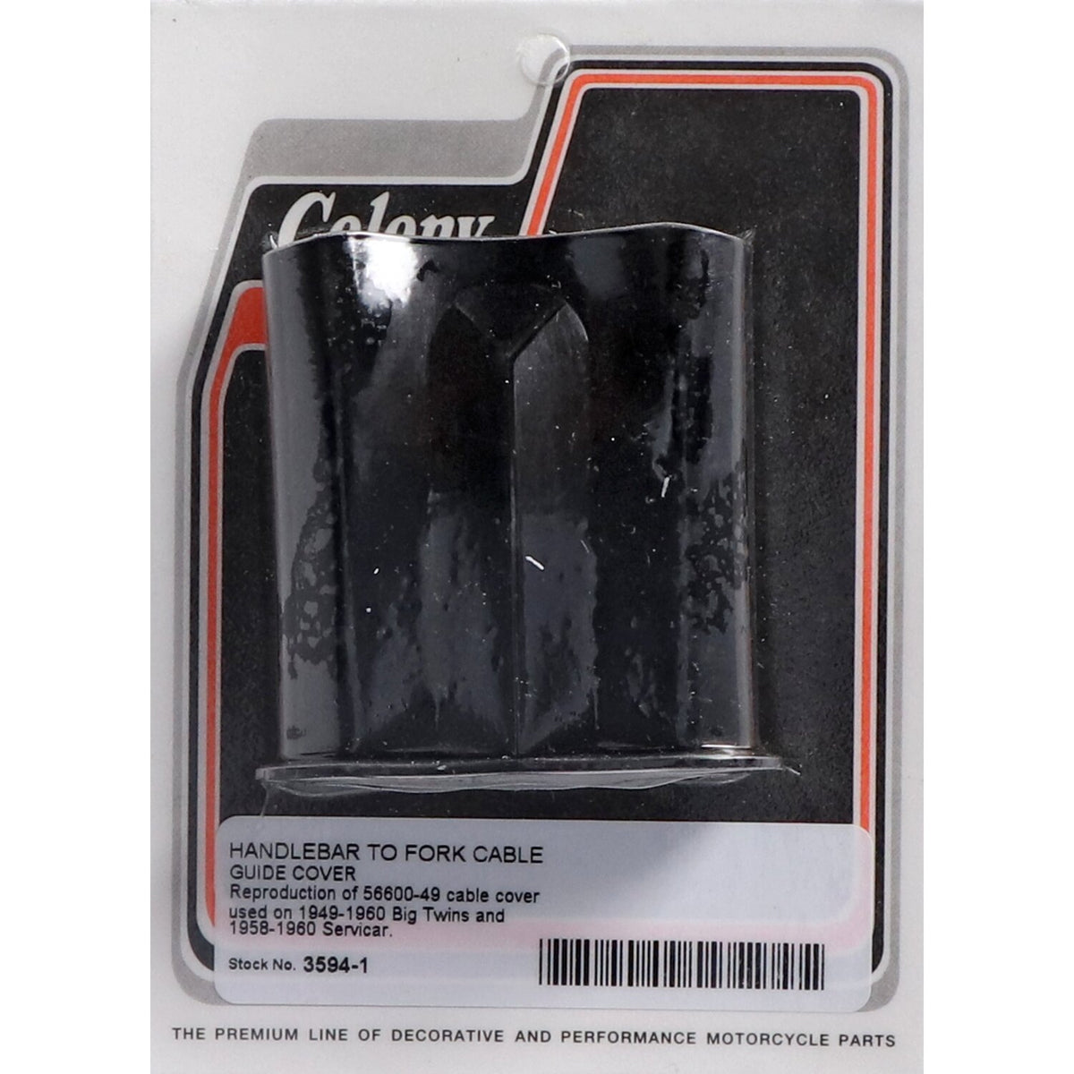 Colony handlebar to fork cable guide cover