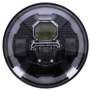 MCS Bright 7" LED headlamp unit - Black