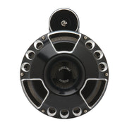 Arlen Ness billet horn kit Deep Cut - Black CC