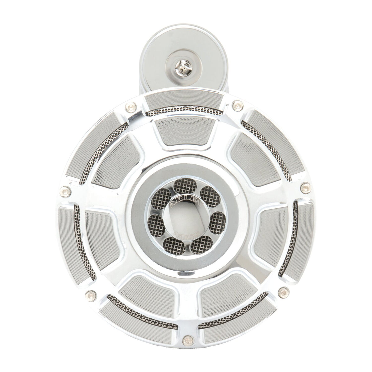 Arlen Ness billet horn kit Beveled - Chrome