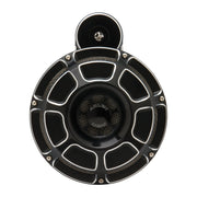 Arlen Ness billet horn kit Beveled - Black CC