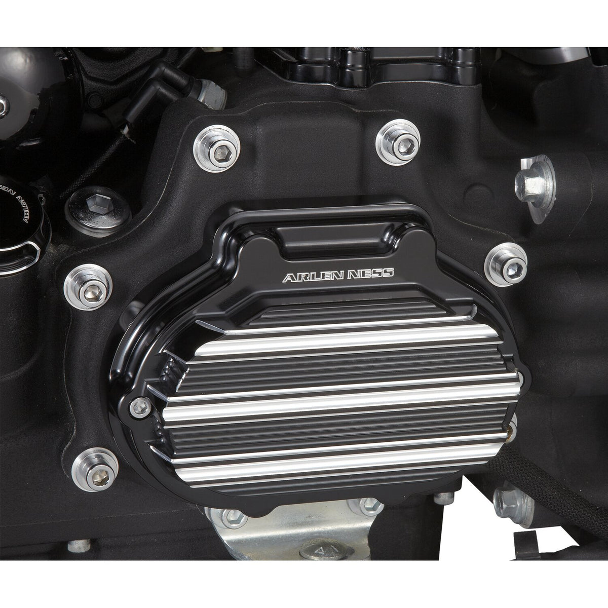 Arlen Ness Transmission end cover 10-gauge cable clutch