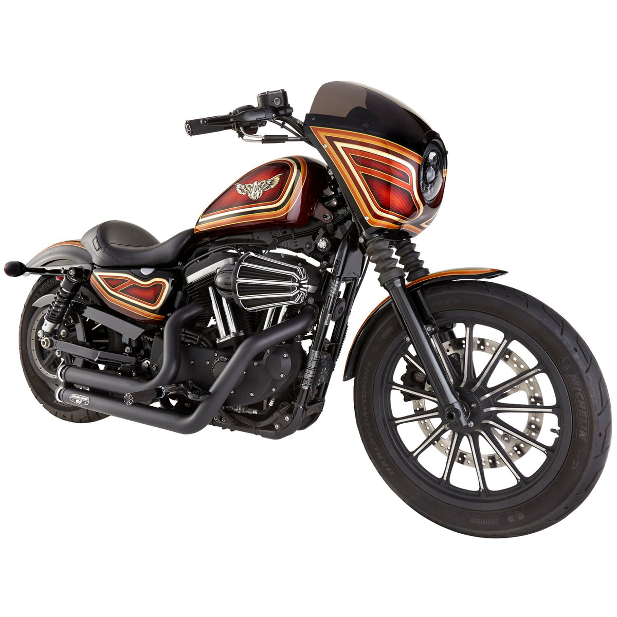 Arlen Ness 90° Monster Sucker air cleaner - 10-Gauge