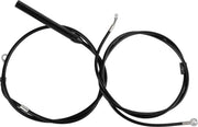 La Choppers Black Vinyl Cable/Brake Line Kit for Ape Hangers