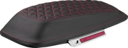 Saddlemen Tri-Gripper Saddlebag Lid Covers Black Red Stitching
