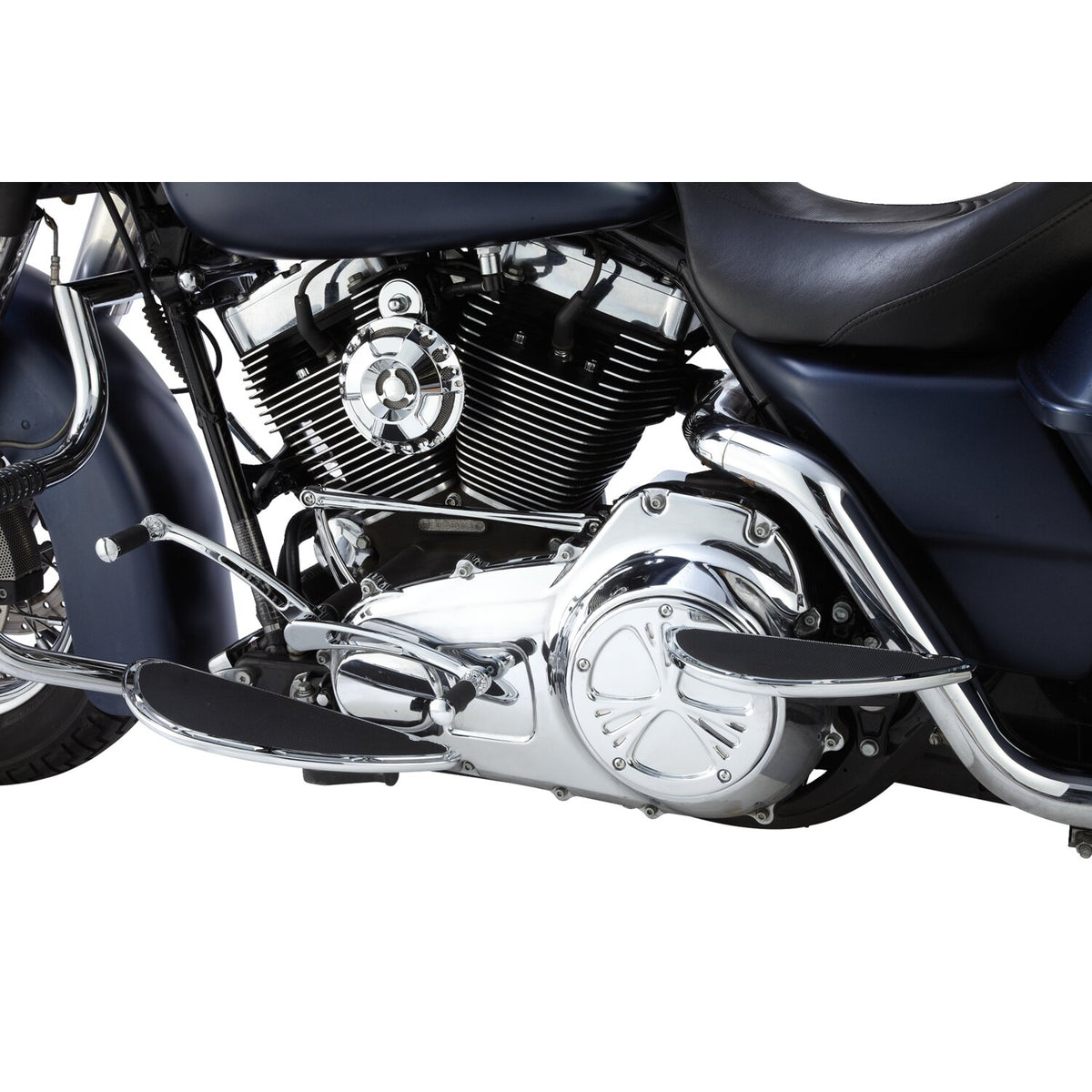 Arlen Ness shifter rod Deep Cut Round - Chrome