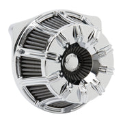 Arlen Ness inverted air cleaner kit '10-Gauge' - Chrome