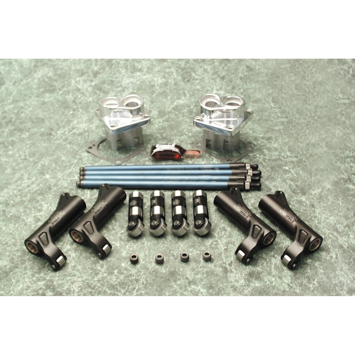 JIMS Shovel through pushrod oiler kit - Chrome