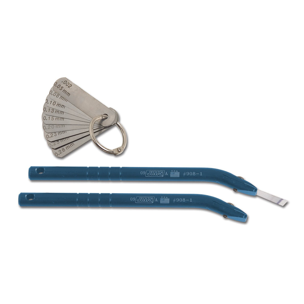 JIMS angled feeler gauge set