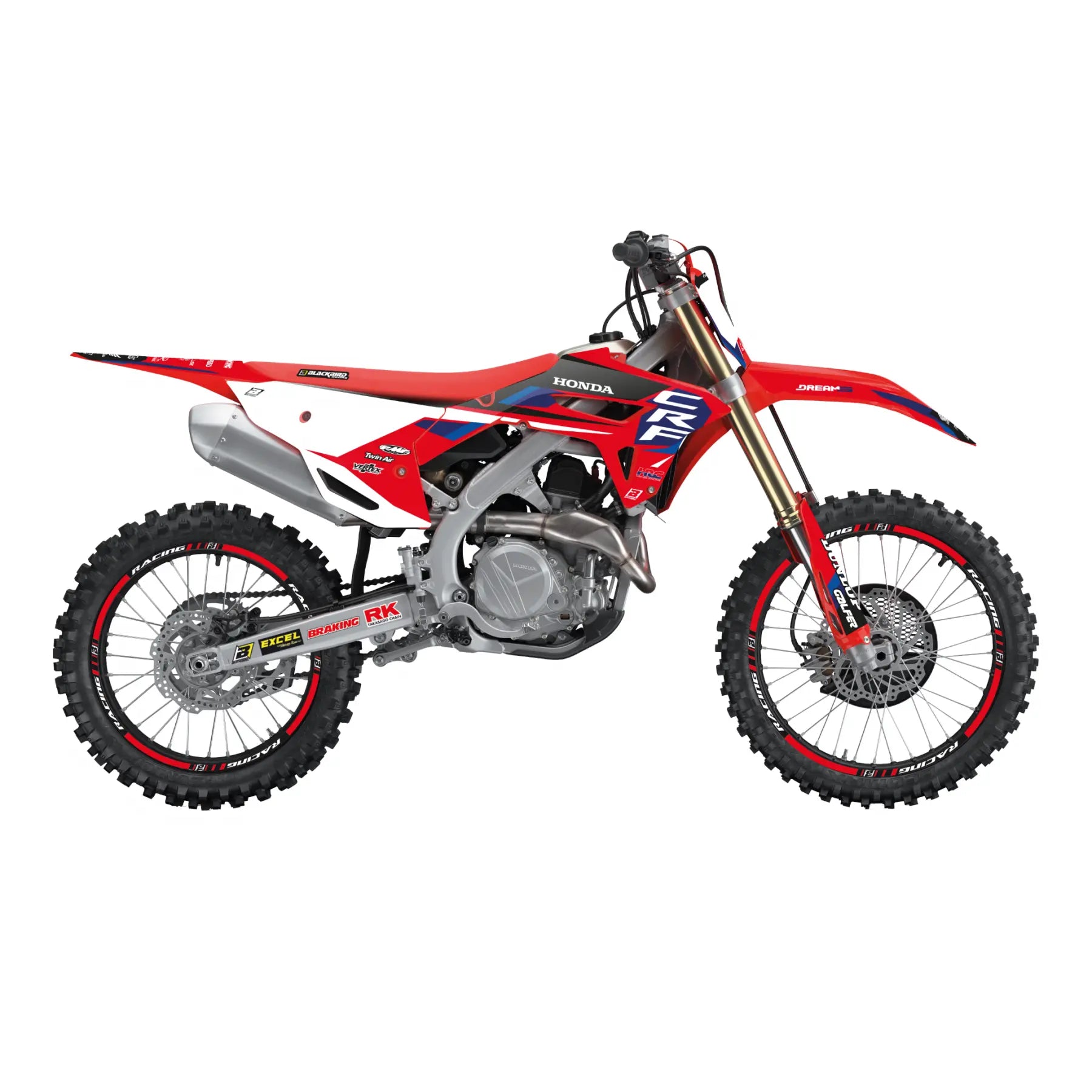 Blackbird Racing Dream 5 Chrome Sticker Kit For Honda