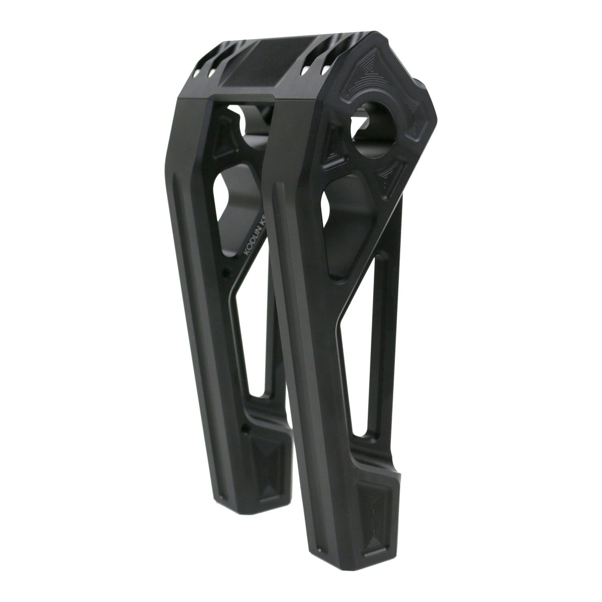 Kodlin Fastback risers for OEM digital speedo - 8" - Black
