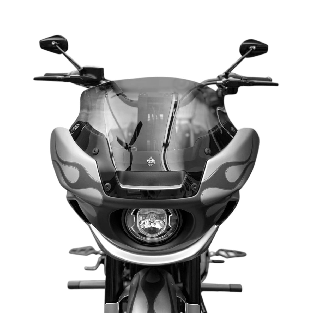Kodlin Fastback risers for OEM digital speedo - 8" - Black