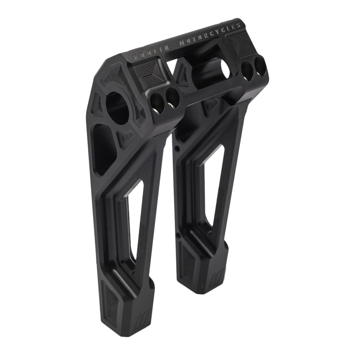 Kodlin Fastback risers for OEM digital speedo - 8" - Black