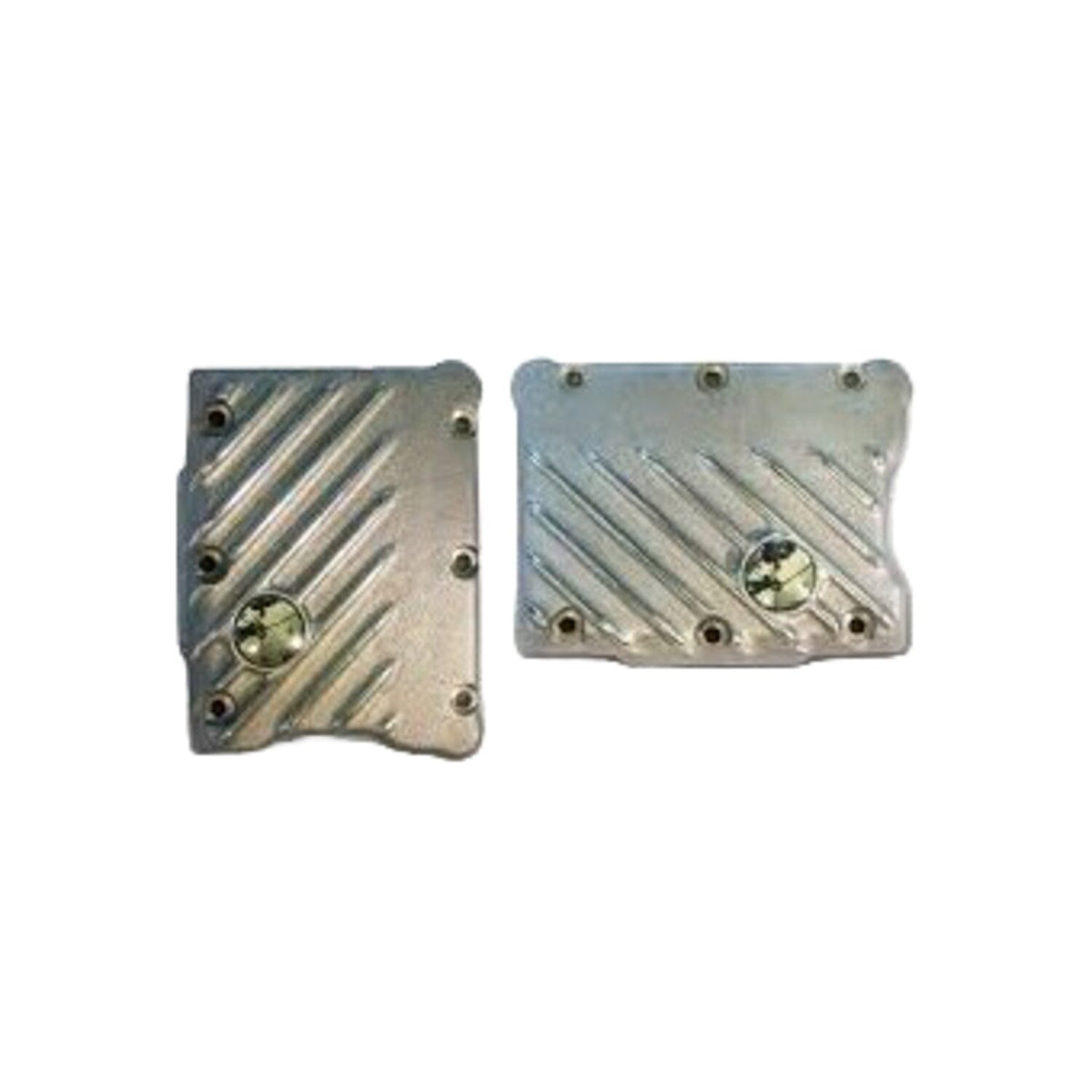 EMD Twin Cam Snatch rocker cover set - Semi-polished