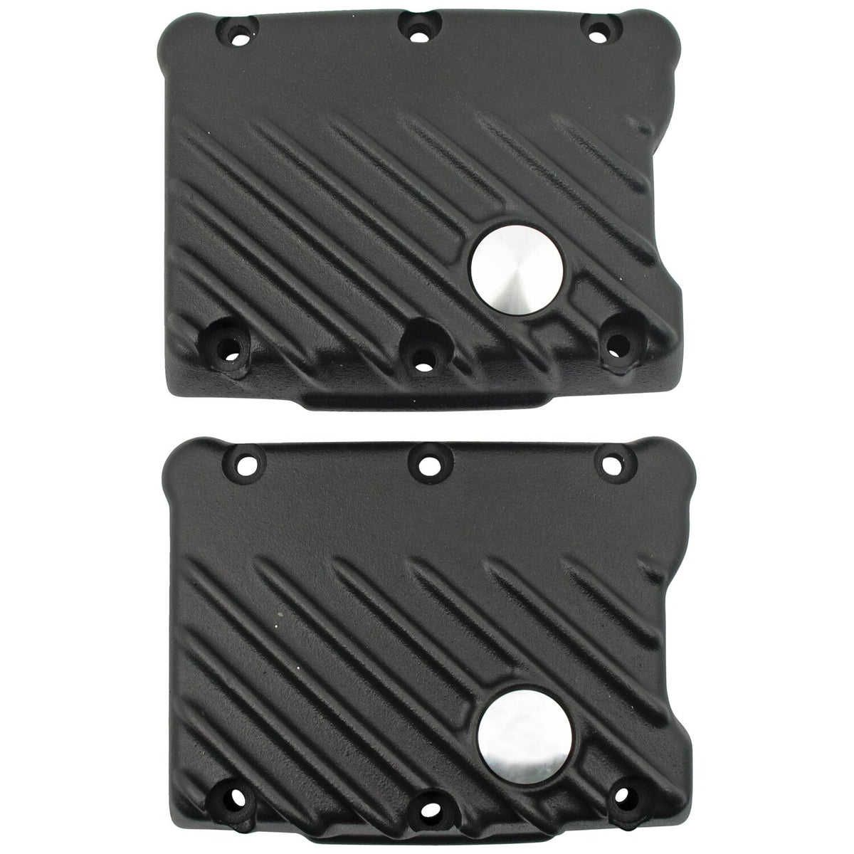 EMD Twin Cam Snatch rocker cover set - Black