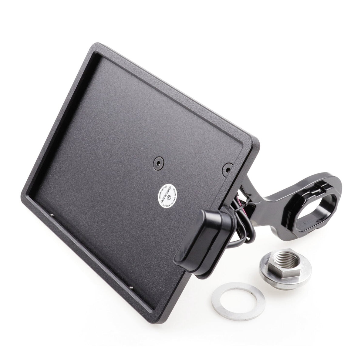 Cult-Werk side mount license plate bracket - Black - Austria