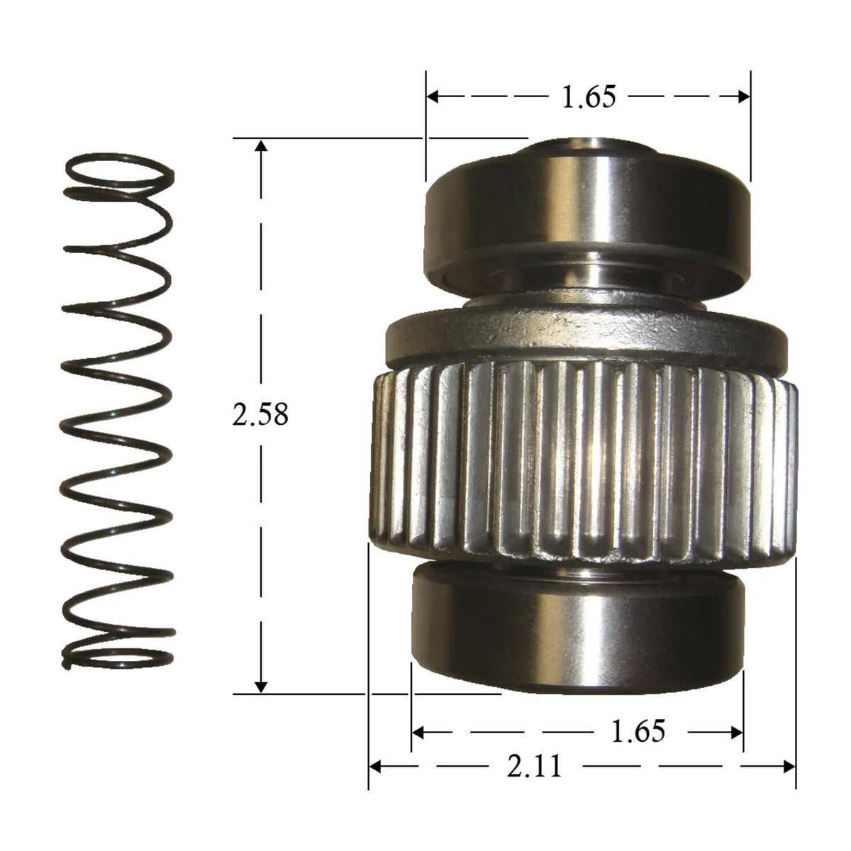 Spyke starter clutch assembly 1.8/2.4KW