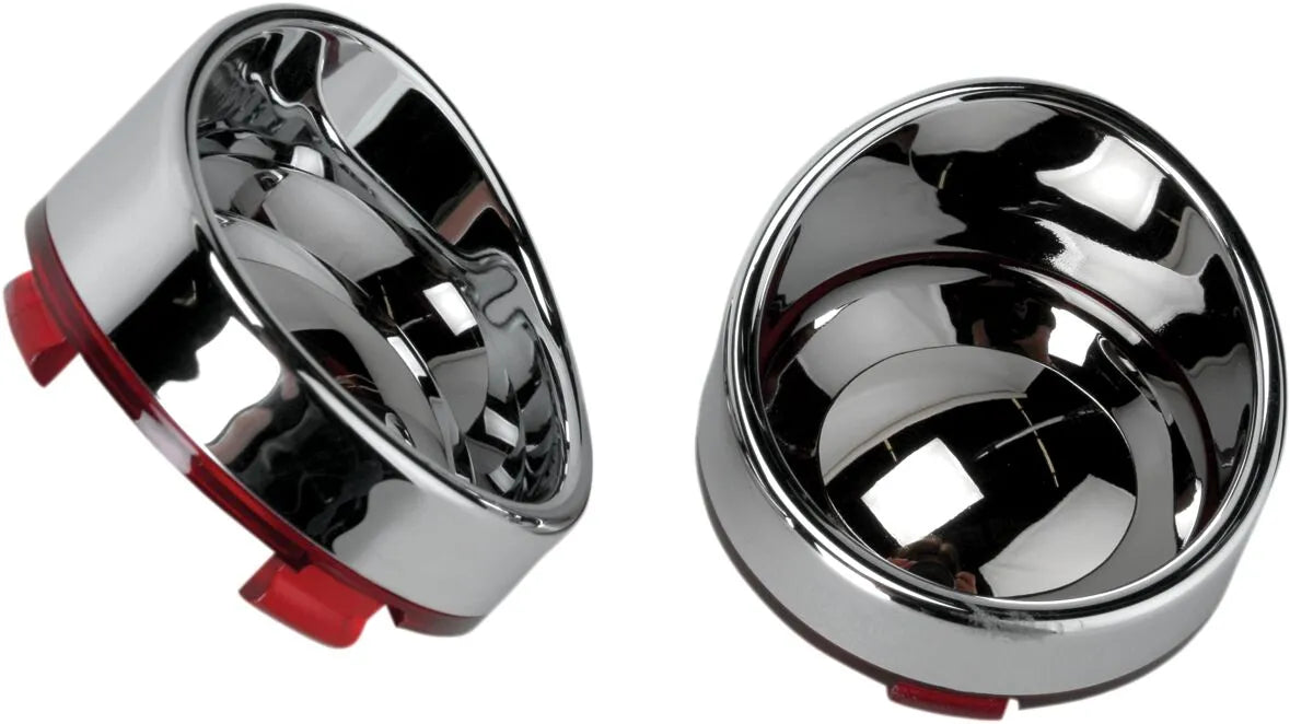 Drag Specialties Visor-style Turn Signal Bezels