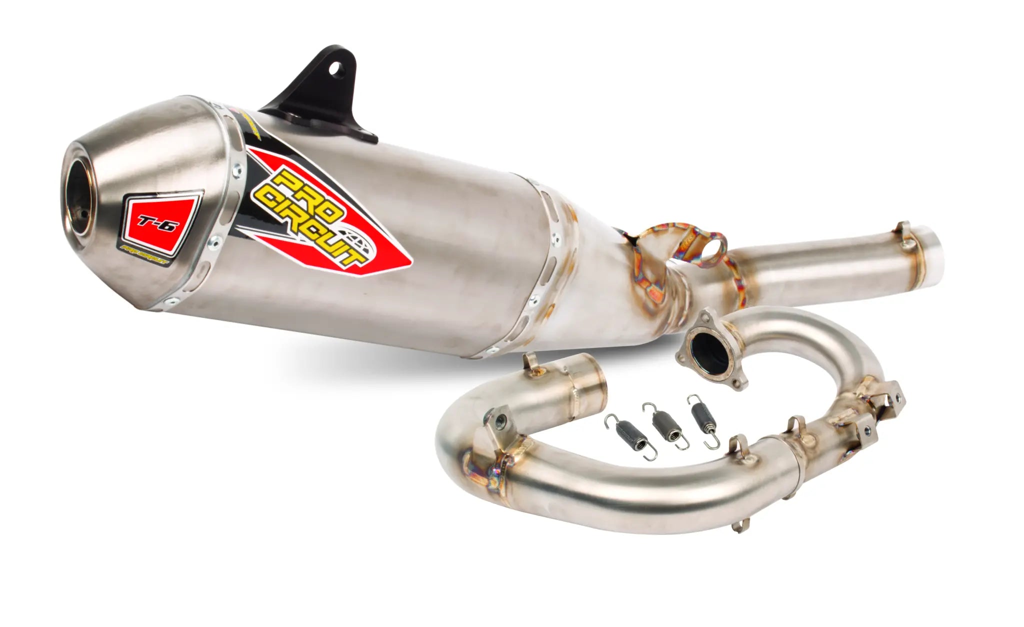 Pro Circuit T-6 BC Edelstahl Titan Auspuffanlage