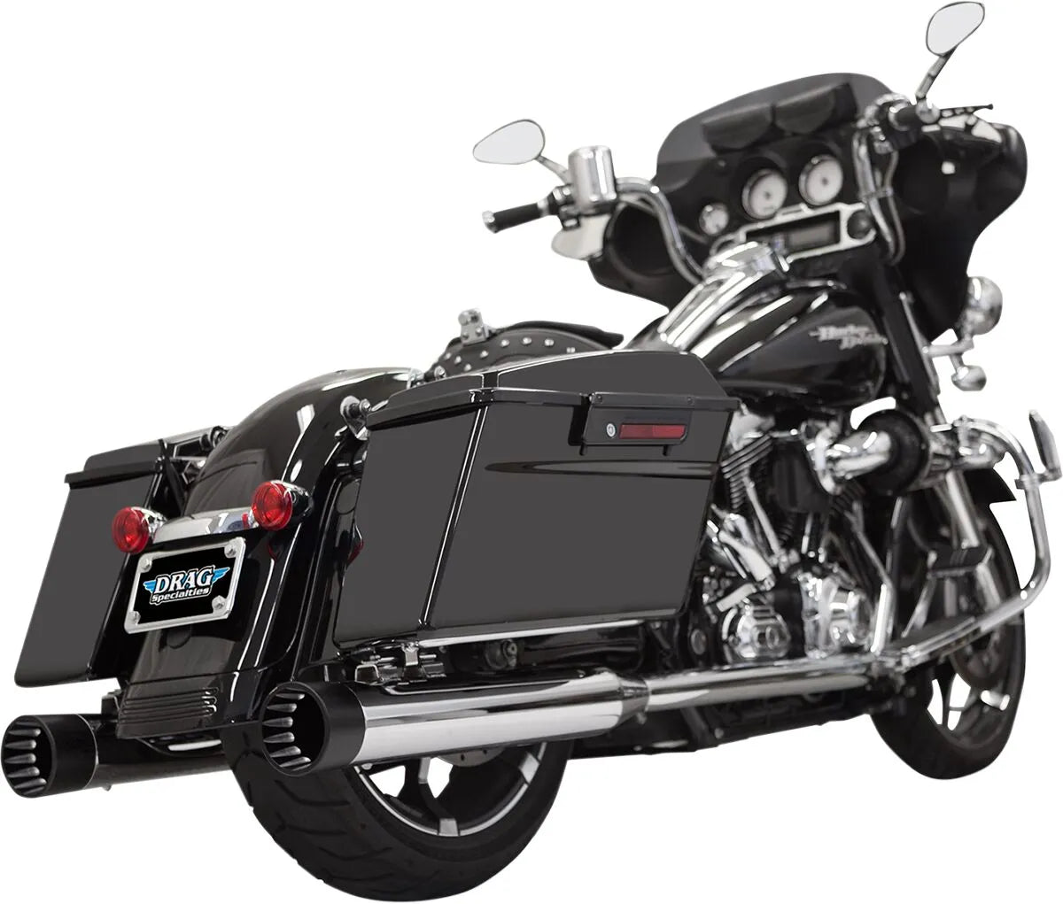 Bassani Xhaust Dnt Straight Can Slip-on Schalldämpfer - Chrom