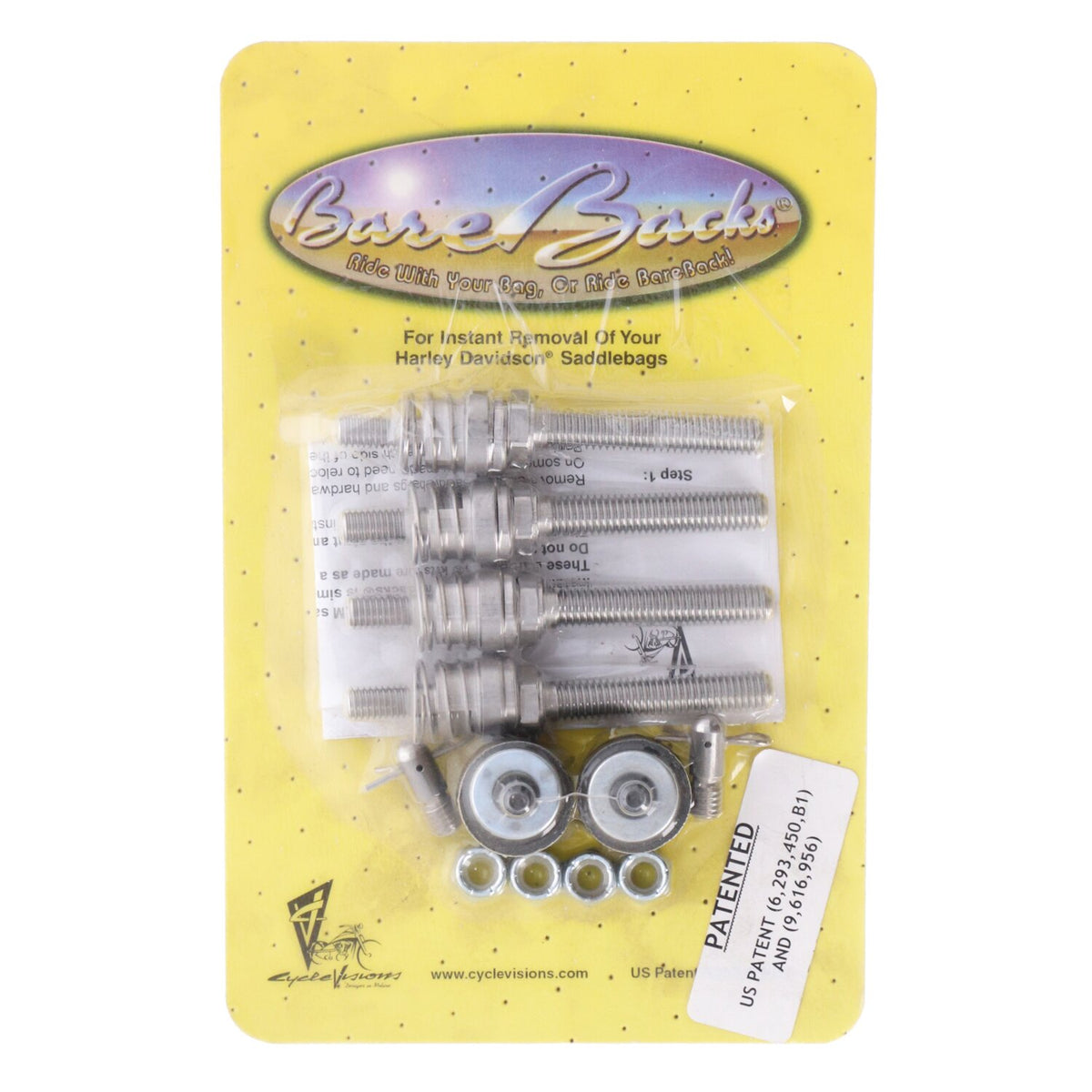 Cycle Visions barebacks saddlebag mount kit