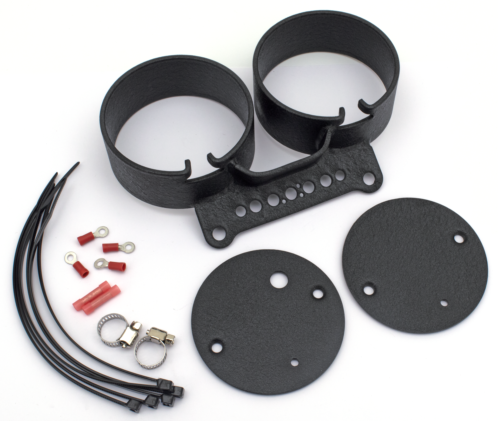 Zodiac Instrument Brackets for Sportster, Dyna & Police Road King – Gauges & Dashes