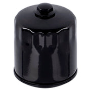 MCS spin-on oil filter with top nut - Black