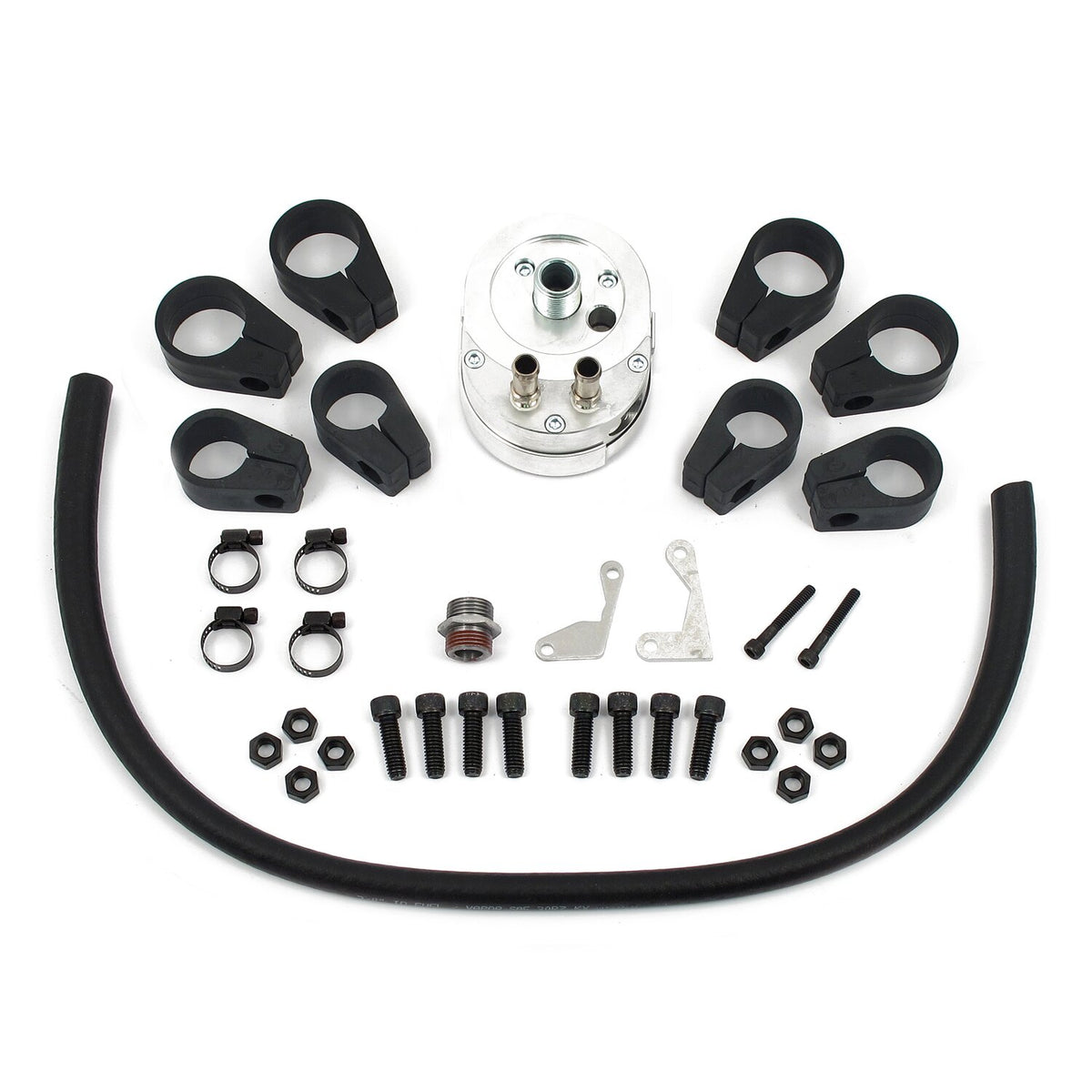 Jagg oil cooler kit - Vertical mount 6 row Slimline