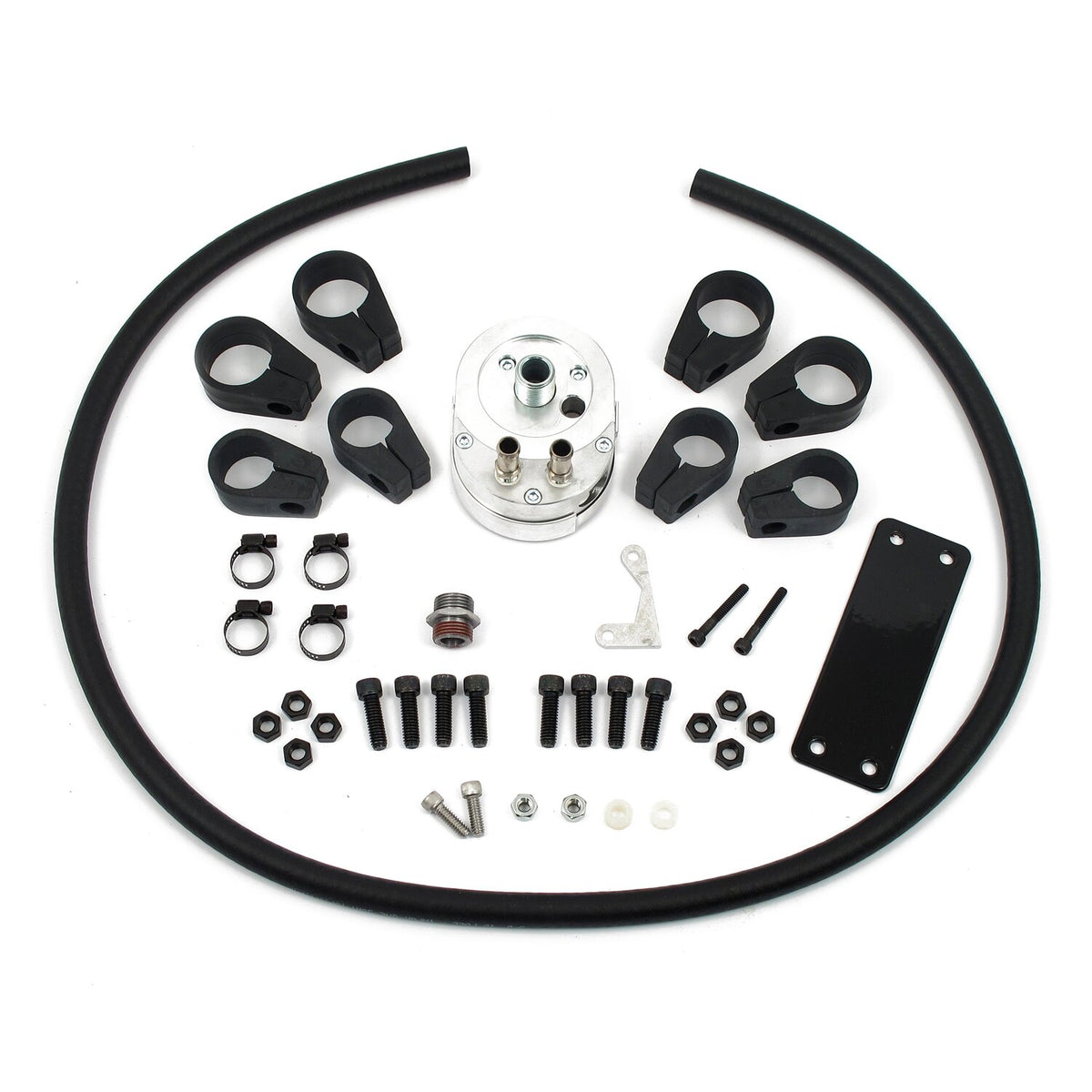 Jagg oil cooler kit - Low mount - Horizontal - 6 row