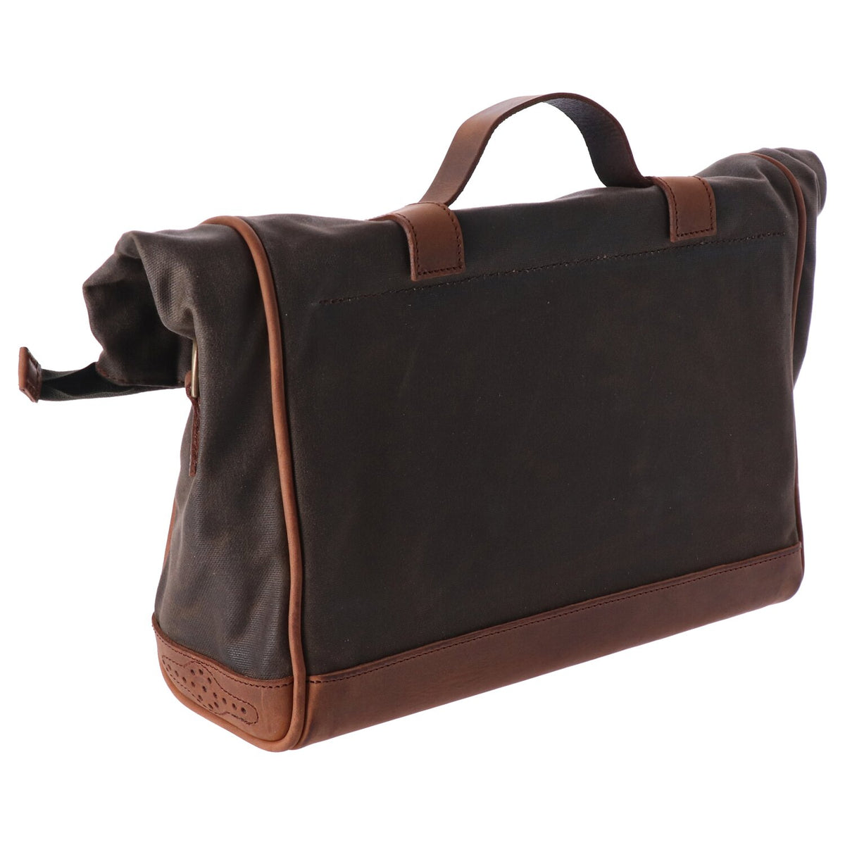 Longride click-on Old Chopper saddlebag waxed cotton - Khaki